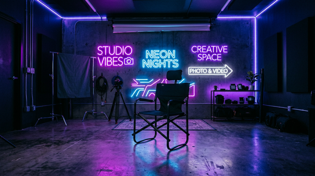 &nbsp;ボンテージ女装の撮影スタジオ｜ネオン照明の完全個室｜アマリリス上野